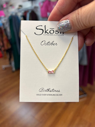 Birthstone Pendant Necklaces by Skosh - All About Me Boutique