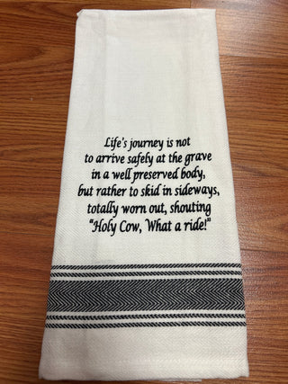 WH Snarky Sayings Kitchen Towels - Witty and Fun - All About Me Boutique