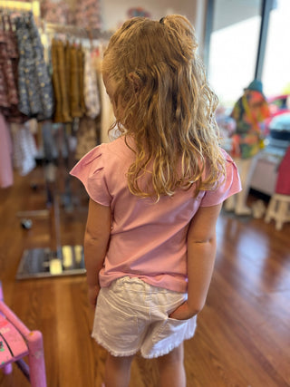 Girls Basic Twill Shorts - All About Me Boutique