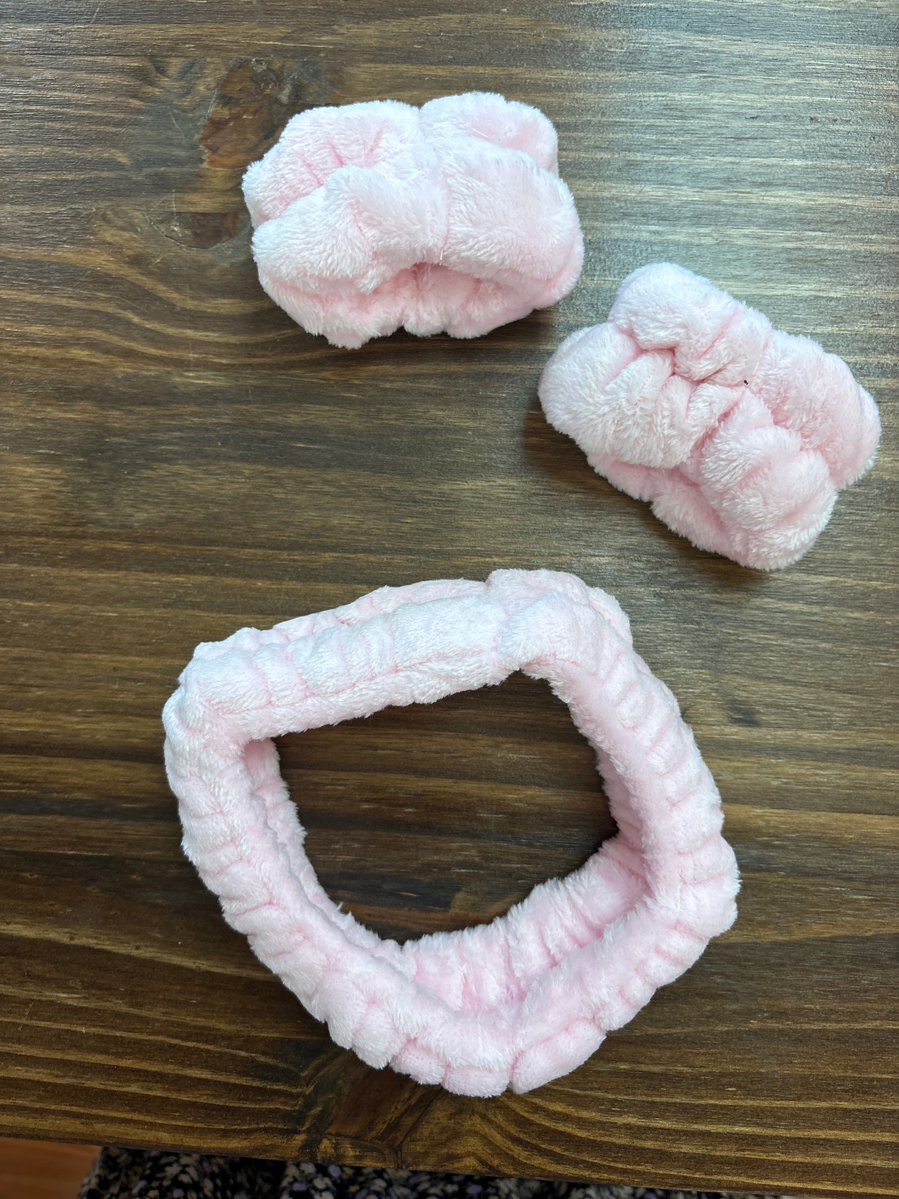 FS-Facewash Spa Headband and Wristband Set