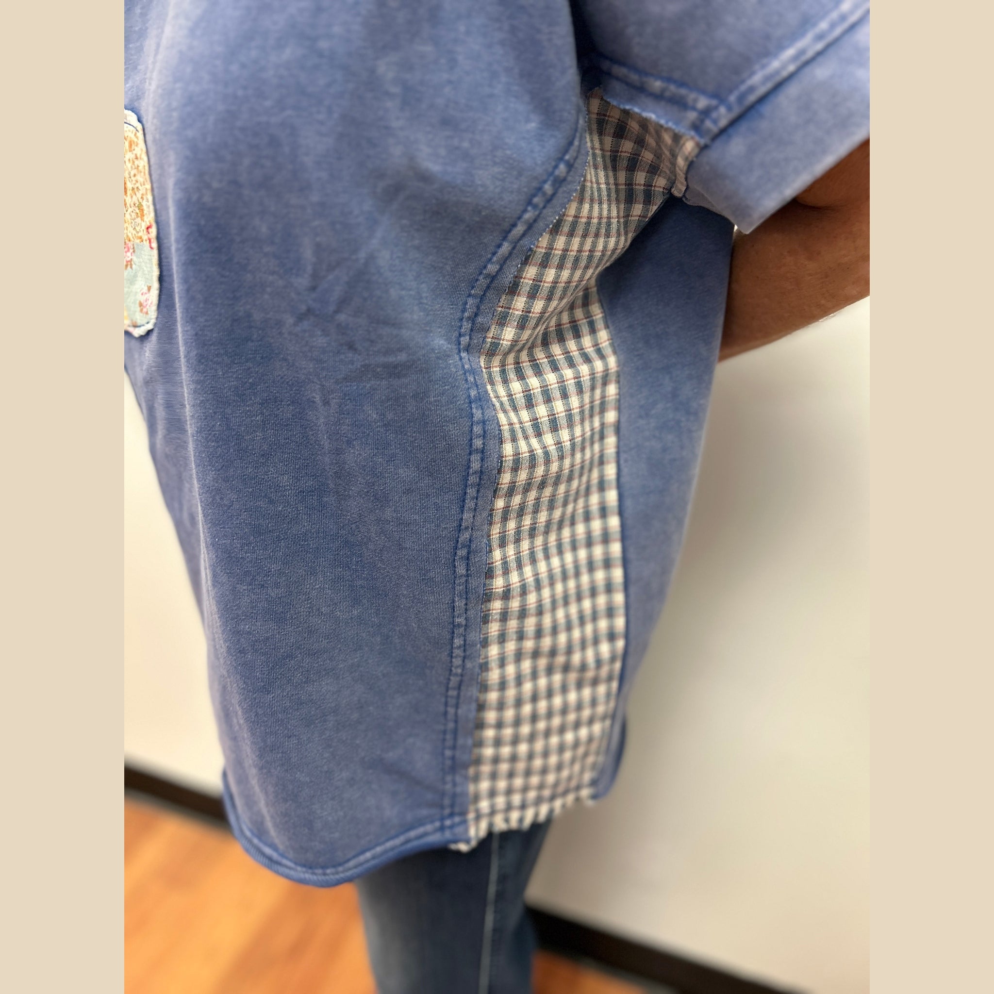 French Terry Flower Top by Umgee