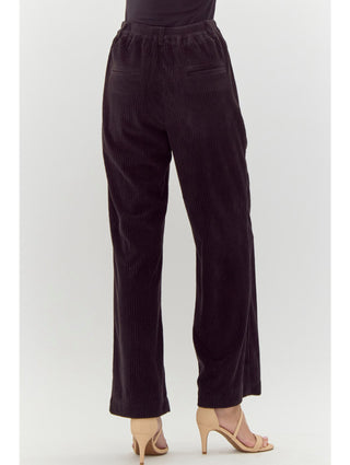 Jodifl Corduroy Pants - Comfort Fit Belted Wide Leg - All About Me Boutique