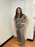 Leopard Two Piece Set by Pixie+Ivy