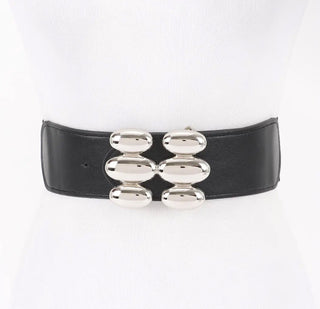 Stretch Belt with Metal Buckle