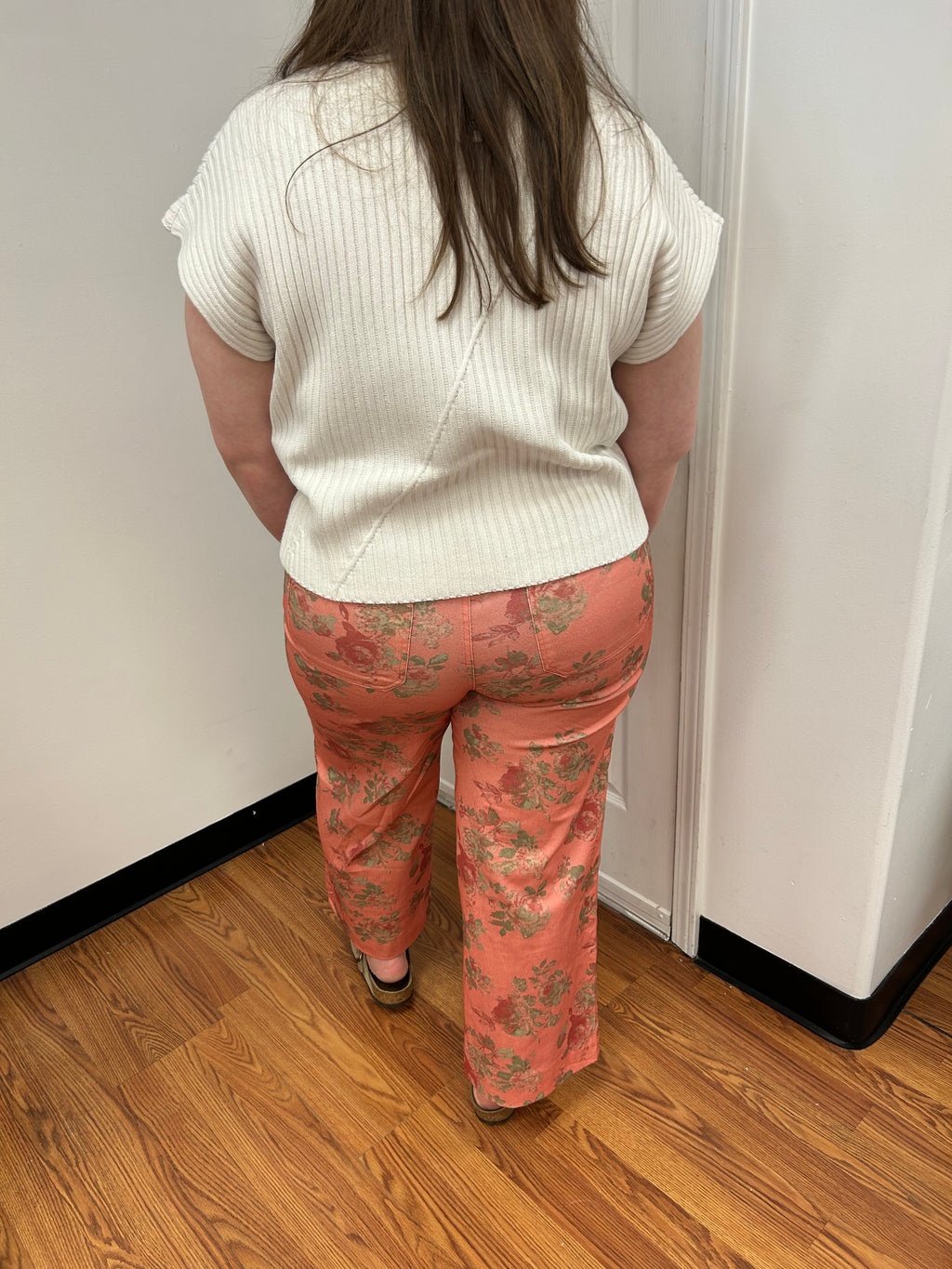 Floral Denim Jeans by Entro