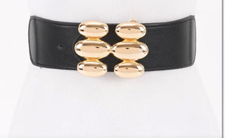 Stretch Belt with Metal Buckle