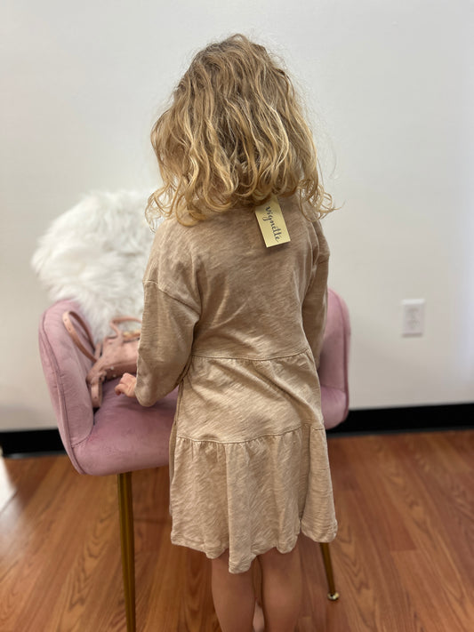 Vig-Girls Tiered Tunic Dress