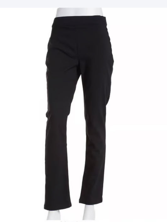 Joey Twill Pants by Erika - Straight Leg Pull On