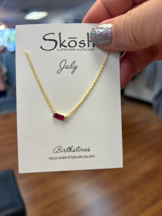 Birthstone Pendant Necklaces by Skosh - All About Me Boutique