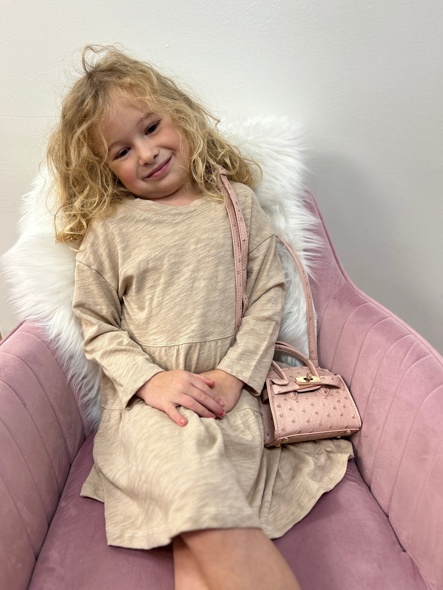 Vig-Girls Tiered Tunic Dress