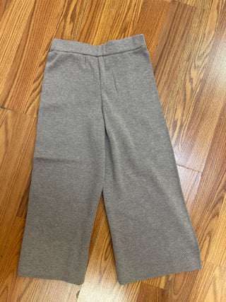 Mayoral Girls Mocha Knit Wide Leg Pants
