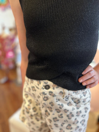 Girls Animal Print Twill Shorts by Mayoral - All About Me Boutique