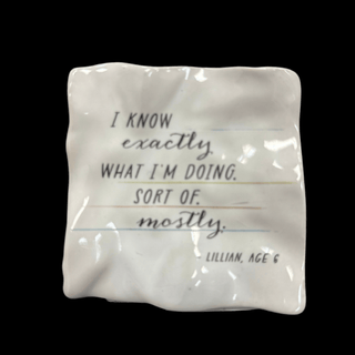 Dem Ceramic Notepaper Magnet - All About Me Boutique