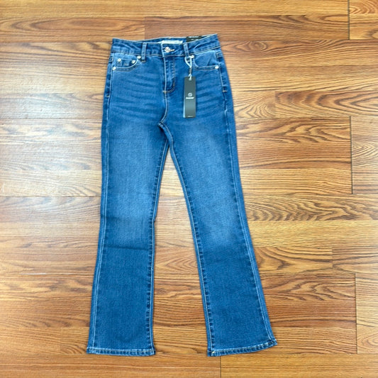 tractor girls high rise boot cut jeans