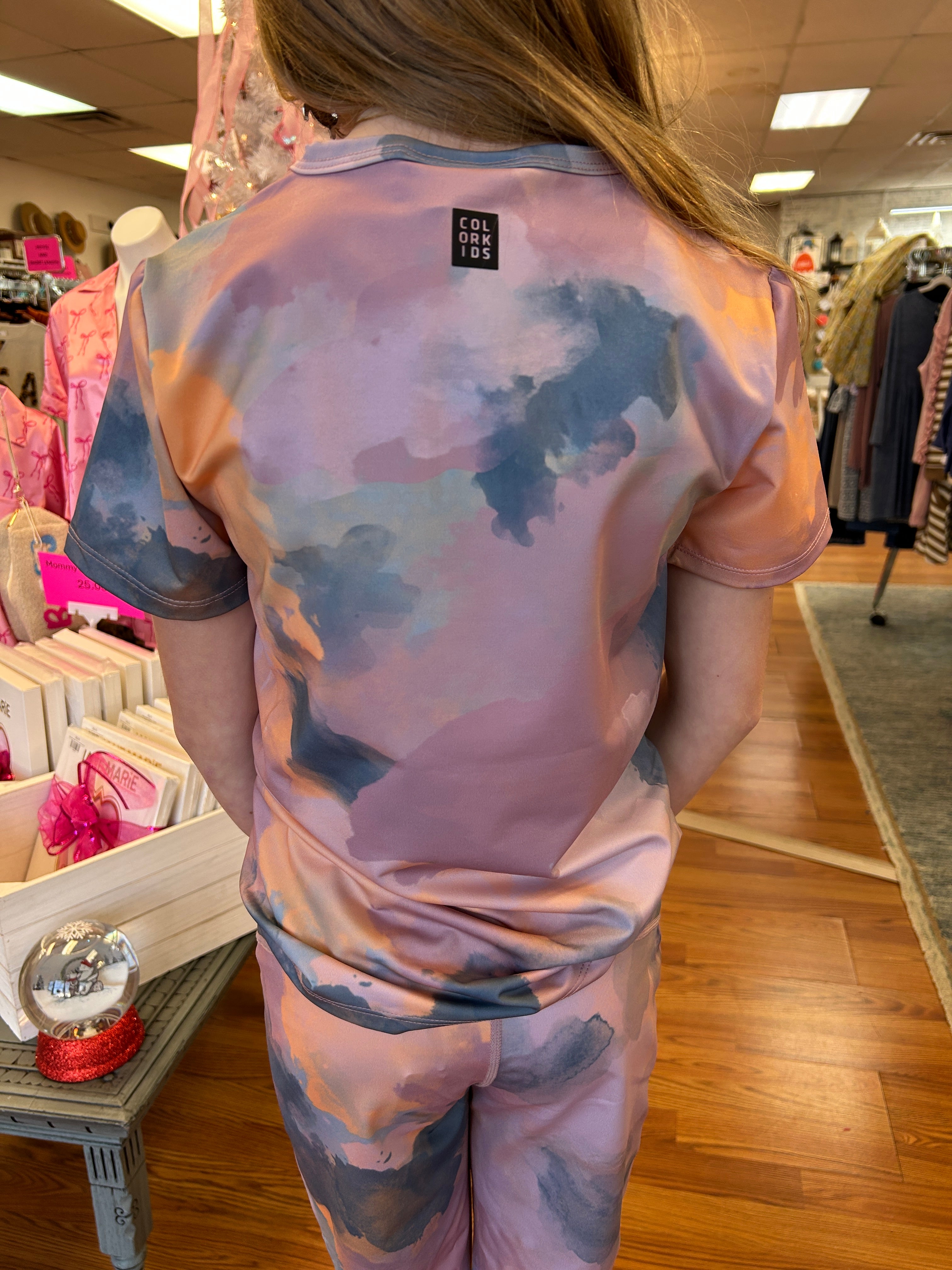 Color Kids Girls Tie Dye Short Sleeve Tee