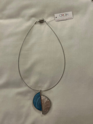 OJ - 2Tone Pendant Necklace - All About Me Boutique