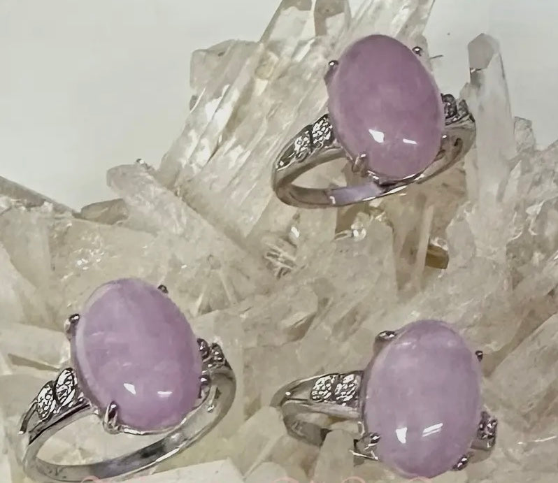 Natural Stone and Crystal Rings