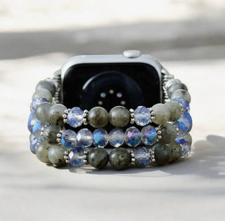 Agate Crystal Stretch Apple Watch Strap by Cape Diablo - All About Me Boutique