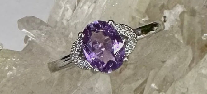 Natural Stone and Crystal Rings