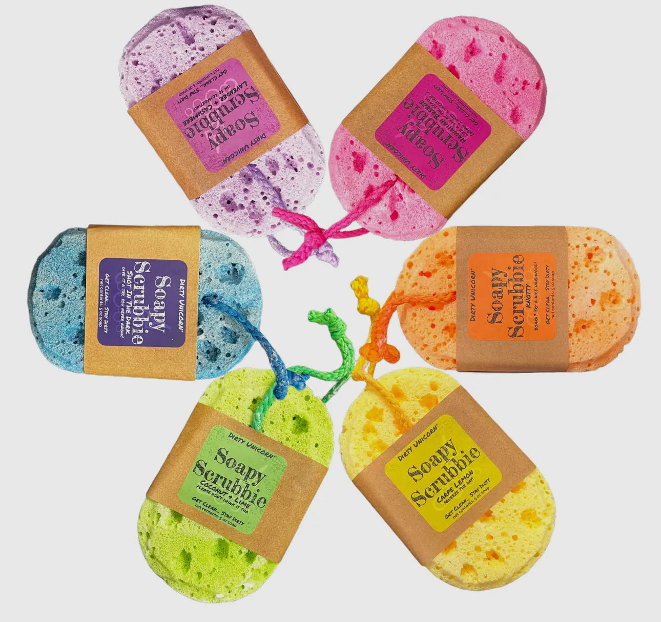 Dirty Unicorn Scented Soapy Scrubbies