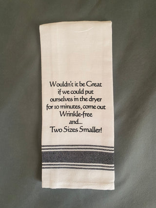 WH Snarky Sayings Kitchen Towels - Witty and Fun
