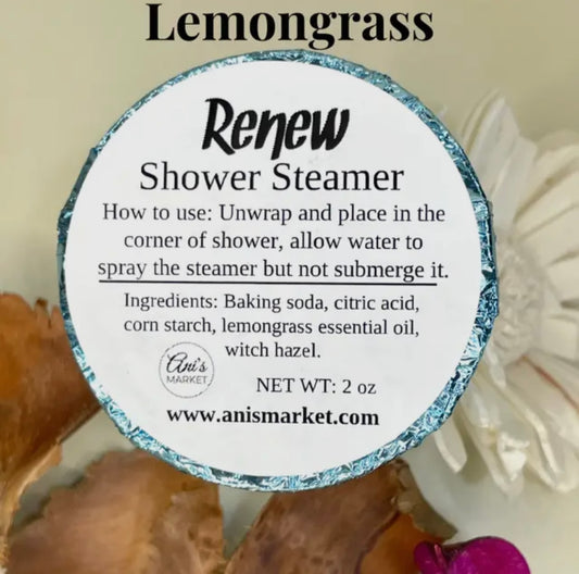 Aromatherapy essential oil for the shower