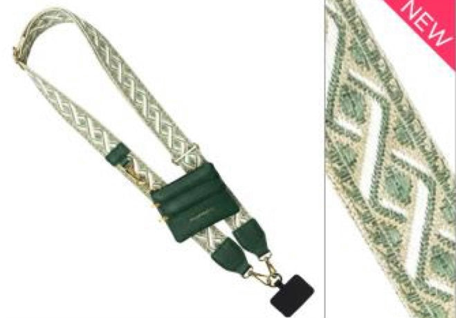 Clip & Go Phone Strap with Zippered Pouch by Save the Girls