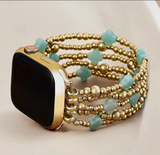 Serene Blue Cross Stretch Watchband by Cape Diablo - All About Me Boutique