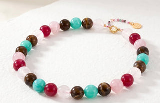 Cape Diablo Chunky Bead Statement Necklace
