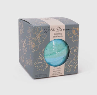 Wild Blossom Soothing Bath Bomb by Cait + Co - All About Me Boutique