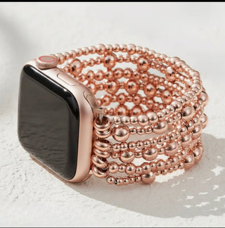 Rose Gold Serenity Apple Watch Strap by Cape Diablo - All About Me Boutique