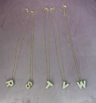 KTJ Bubble Initial Necklaces