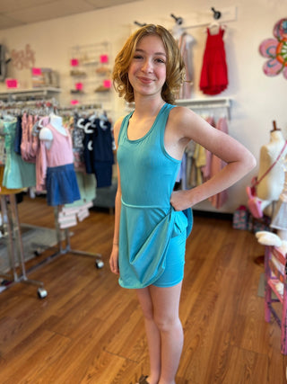 Girls Racerback Tank Dress - All About Me Boutique