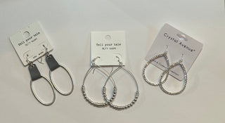 MK - $10 Silver Fashion Earrings