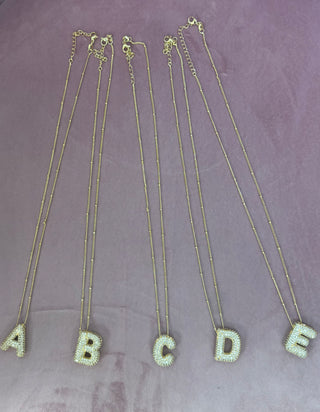 KTJ Bubble Initial Necklaces
