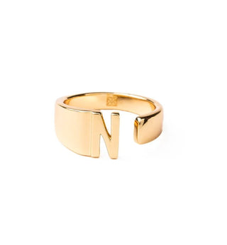 Michelle McDowell Sydney Initial Rings - Personalized Stackable - All About Me Boutique