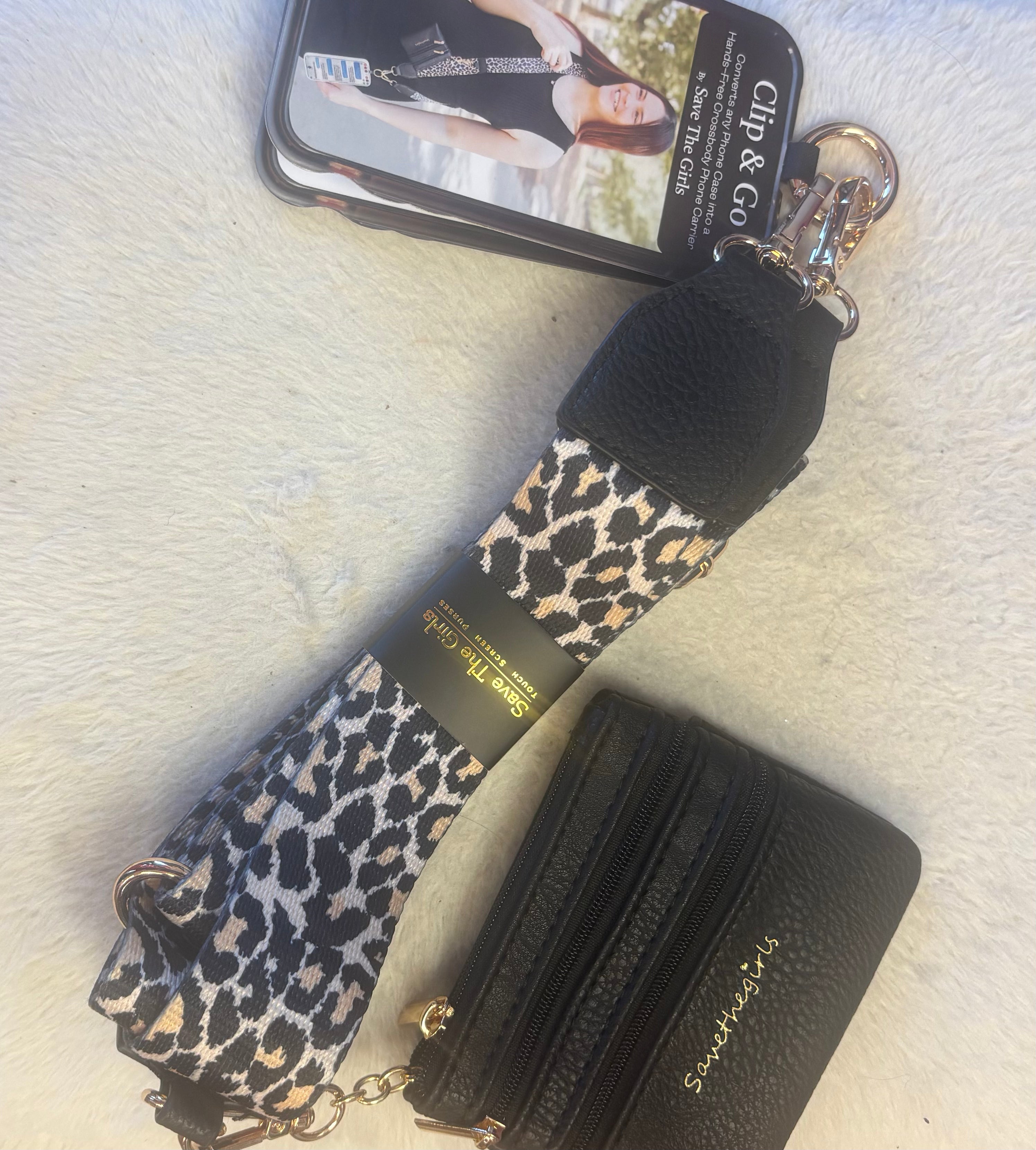 Clip & Go Phone Strap with Zippered Pouch by Save the Girls