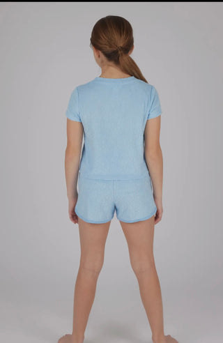 90D Girls Towel Terry 2 Piece Lounge Set - All About Me Boutique