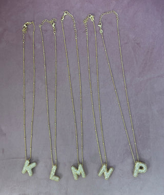 KTJ Bubble Initial Necklaces