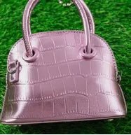 KC - Girls Metallic Pink Mini Purse - All About Me Boutique