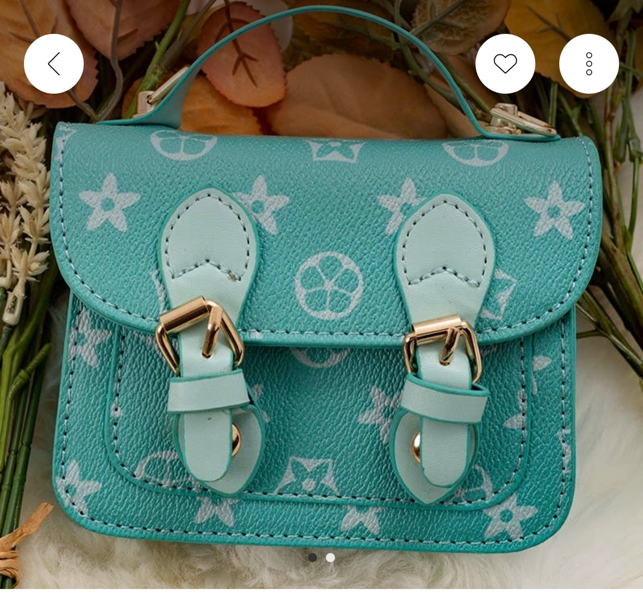 KC - Girls Star Print Designer Inspired Purse