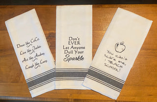 WH Sayings Kitchen Towels - Witty and Fun
