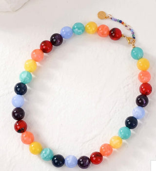 Cape Diablo Chunky Bead Statement Necklace