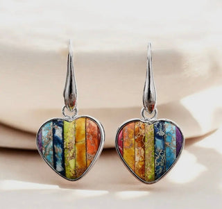 Chakra Heart Energy Earrings by Cape Diablo - All About Me Boutique
