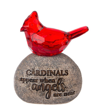 3.5” Cardinal Message Stones by Ganz - All About Me Boutique