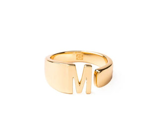 Michelle McDowell Sydney Initial Rings - Personalized Stackable - All About Me Boutique