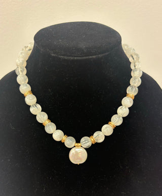 Summerlin Necklace - Colorful Beaded Pearl by Michelle McDowell