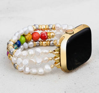 Chakra Couture Stretch Apple Watch Strap by Cape Diablo - All About Me Boutique