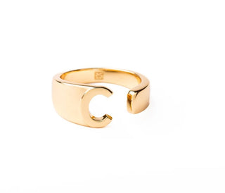 Michelle McDowell Sydney Initial Rings - Personalized Stackable - All About Me Boutique