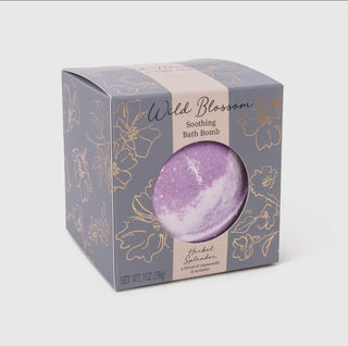 Wild Blossom Soothing Bath Bomb by Cait + Co - All About Me Boutique